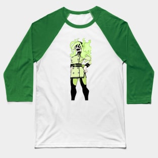 BURNIN Green Baseball T-Shirt